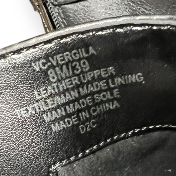 Vince Camuto Black Ankle Boots with Buckle Detail - Picture 8 of 10